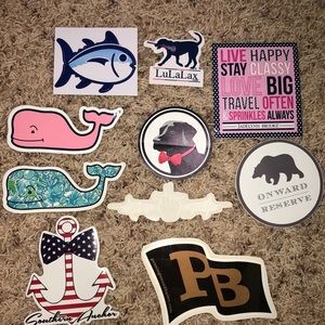 Preppy stickers